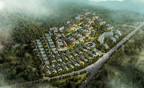 海南亚龙湾规划及建筑景观设计